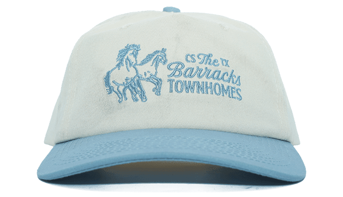 Barracks Townhomes custom hat by Concho