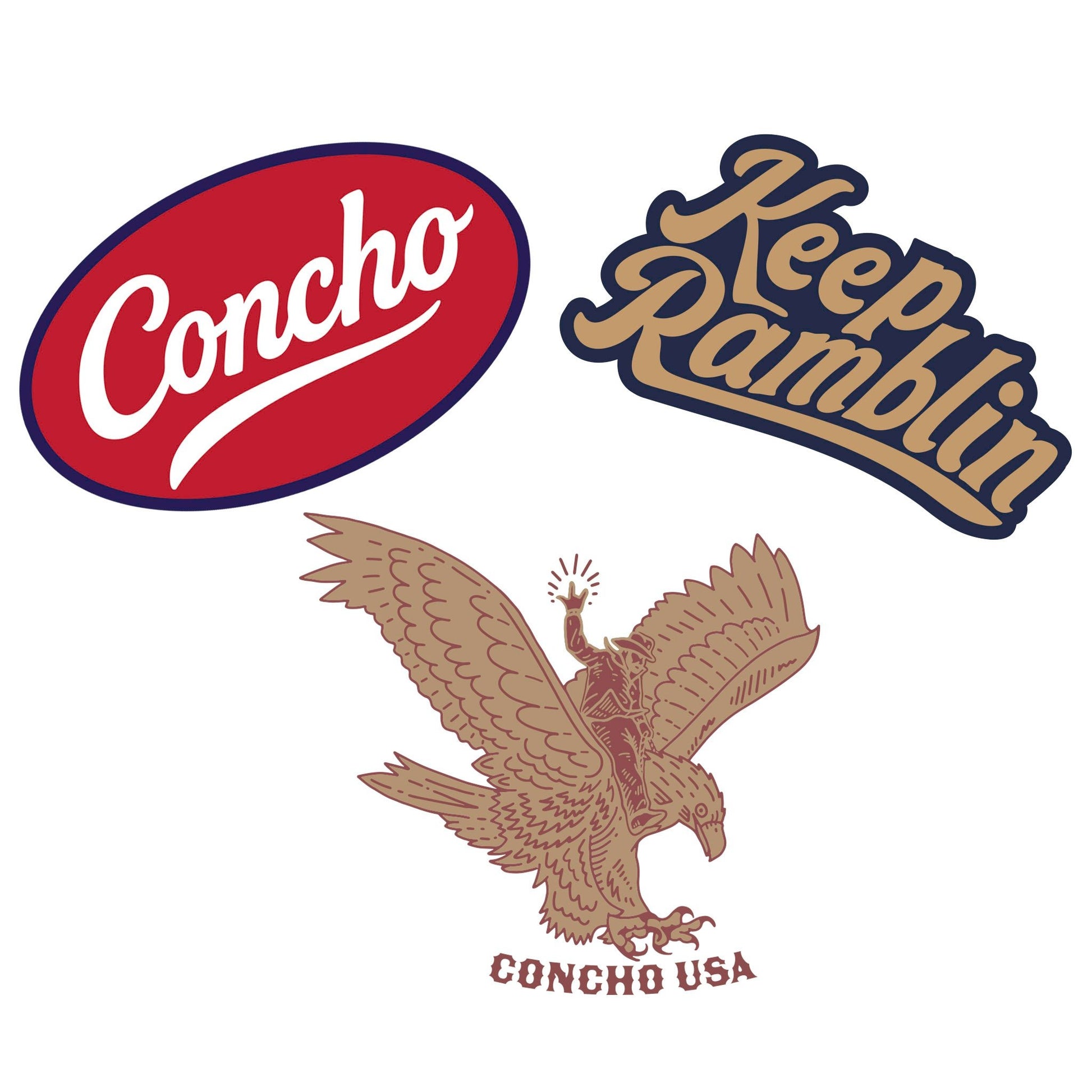 Sticker Pack - Concho USA