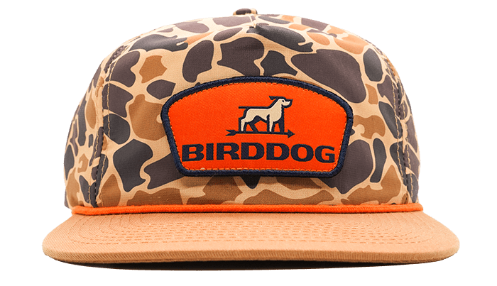 Birddog custom camo hat by Concho