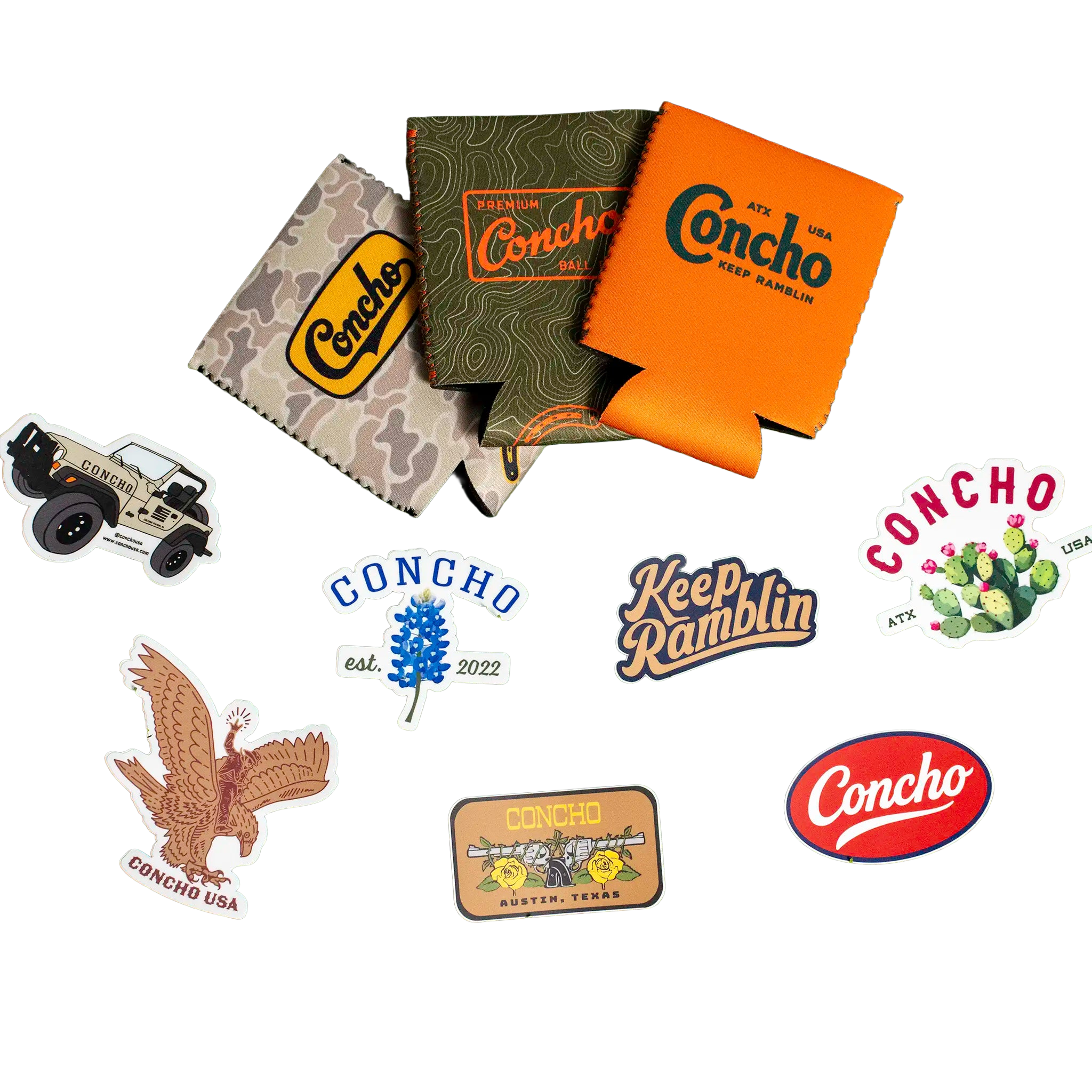 Stickers & Coozies