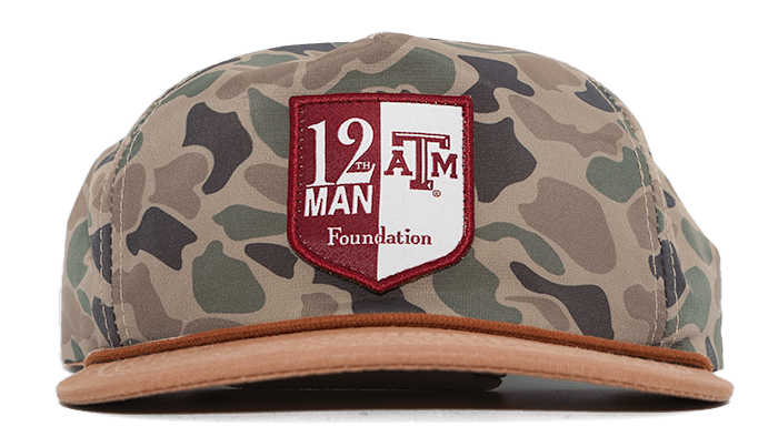 12th Man Foundation custom camo hat by Concho